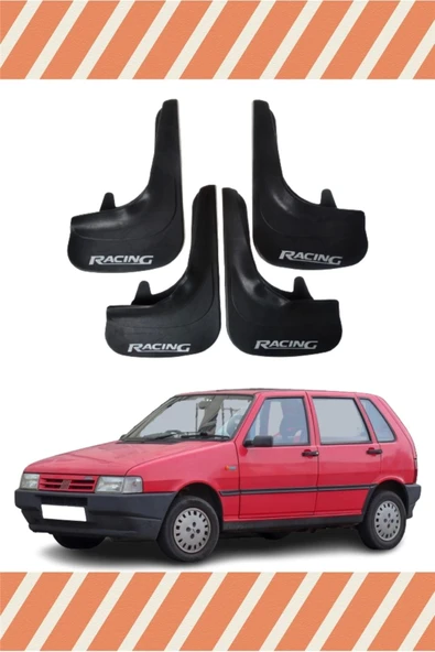 Ftmoto  Fiat Uno Racing Yazılı 4'lütozluk Çamurluk Paçalık