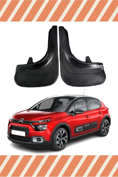 Ftmoto  Citroen C3 2015-2022 2'li Tozluk Çamurluk Paçalık