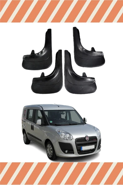 Ftmoto  Fiat Doblo 2 2010-2022 4'lü Tozluk Çamurluk Paçalık
