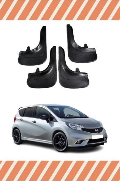 Ftmoto  Nissan Note 4'lü Tozluk Çamurluk Paçalık