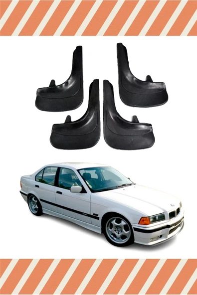 Ftmoto  Bmw E36 Uyumlu 4'lü Tozluk Çamurluk Paçalık