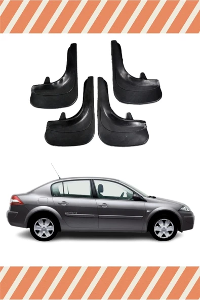 Ftmoto  Renault Megane 2 Sd 2004-2010 4'lü Tozluk Çamurluk Paçalık