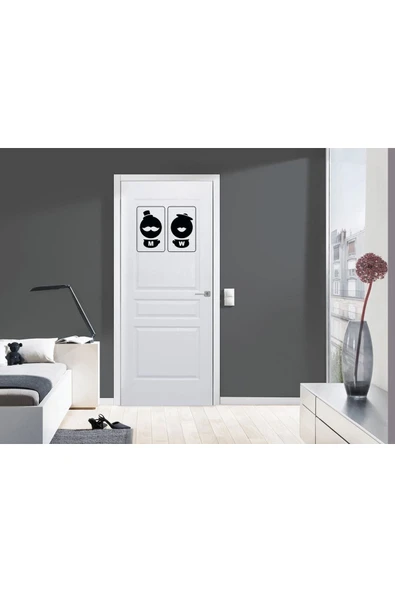 Ftmoto  Kapı Sticker-wc Sticker-dekor Ev