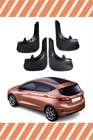 Ftmoto  Ford Fiesta 2018 Ve Sonrası 4'lütozluk Çamurluk Paçalık