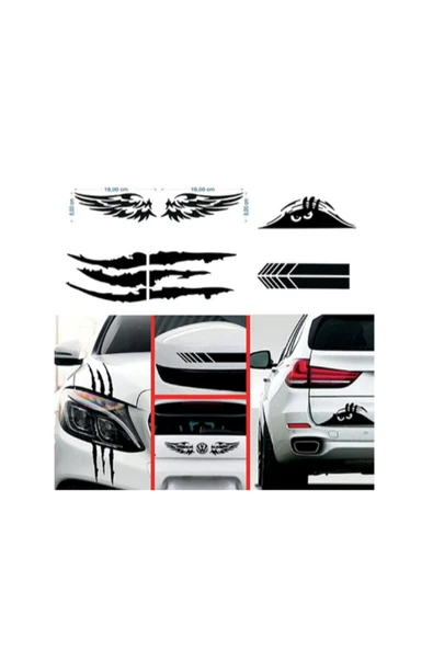 Ftmoto  OTO STİCKER, SET,ARABA YAZILARI,ARABA AKSESUAR,OTO YAZI,OTO STİCKER