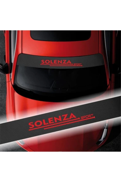 Ftmoto  Dacia Solenza İçin Oto Ön Cam Karbon Sticker 100 x 20 cm