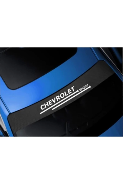 Ftmoto  Chevrolet Cruze İçin Uyumlu Oto Ön Cam Karbon Sticker 100 x 20 cm
