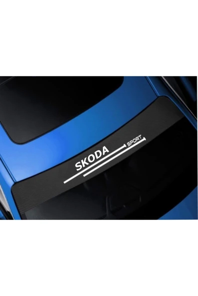 Ftmoto  Skoda Favorit Için Uyumlu Aksesuar Oto Ön Cam Oto Sticker Karbon