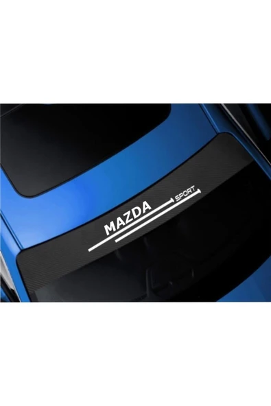 Ftmoto  Mazda Lantis İçin Oto Ön Cam Karbon Sticker 100 x 20 cm
