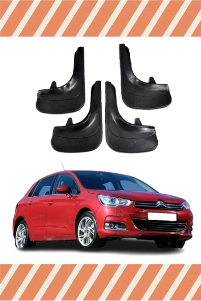 Ftmoto  Citroen C4 11 Ve Sonrası 4'lü Tozluk Çamurluk Paçalık