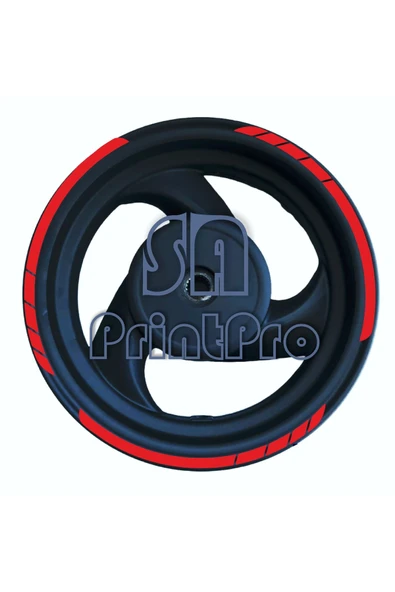 Ftmoto  50cc Motorsiklet Jant Şeridi (10İNÇ) Sticker Serıt Etiket Folyo