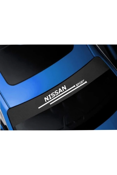 Ftmoto  Nissan Micra İçin Oto Ön Cam Karbon Sticker 100 x 20 cm