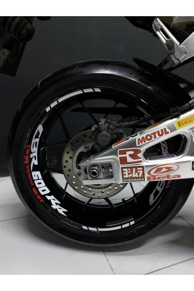 Ftmoto  600rr Jant Içi Yazılı Iki Renk Jant Sticker Etiket Modeli