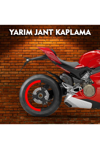 Ftmoto  YARIM JANT ŞERİDİ KIRMIZI