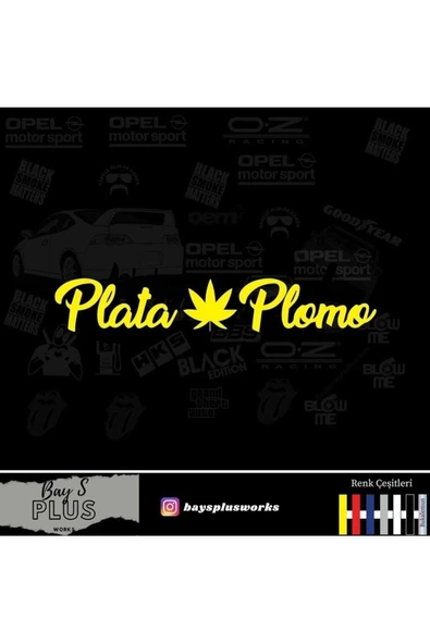 Ftmoto  Plate&plote Sticker, Oto Sticker, Araç Sticker, Duvar Sticker