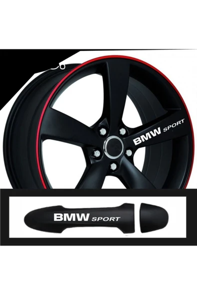 Ftmoto  Bmw I8 Kapı Kolu Jant Sticker 10 Adet