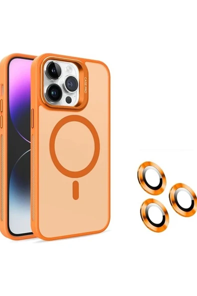 iPhone 12 Pro ile uyumlu Kamera Lens Aparatlı Stand Olabilen Magsafe ile uyumlu - Resim 2