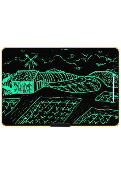 Yazı Tableti Xl Büyük Boy 21 Inç Lcd Çift Taraflı Eğitim Öğrenme Aracı Yazı Tahtası 46x30cm Xlb-21 - 2