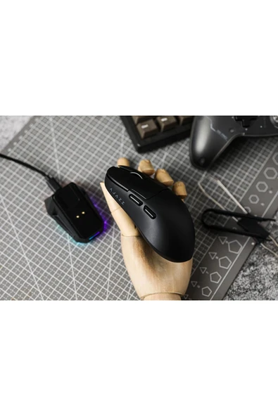 AJAZZ AJ179 PRO 3 Modlu 8000Hz 26.000 DPI Manyetik Şarj İstasyon PAW 3395 Optik Sensör Gaming Mouse - 4