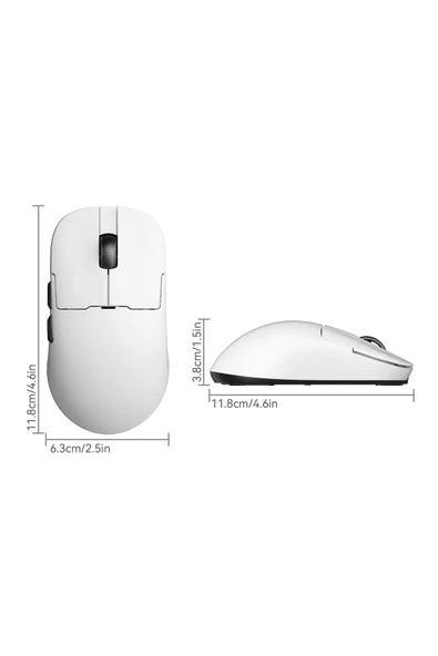 AJAZZ AJ159 NLP Near-Link Teknoloji, 3 Modlu 1000Hz 26.000 DPI 800 mAh Bataryalı Optik Gaming Mouse - 6