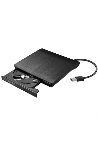 Harici Usb 3.0 Dvd-rom Optik Sürücü, Dvd-rw Pc, Tablet, Dvd Player Usb Ve Type C Kablolu Ft84-x - 2