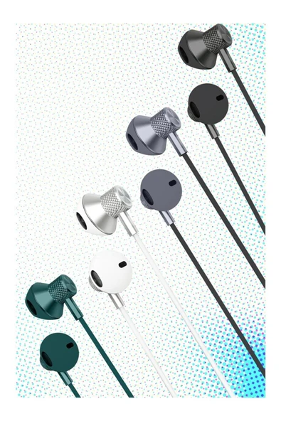 Type-C Kablolu Kulaklık HD Mikrofon Deep Bass HI-FI 1.2 Metre Kablo LS-730 Silver - 3