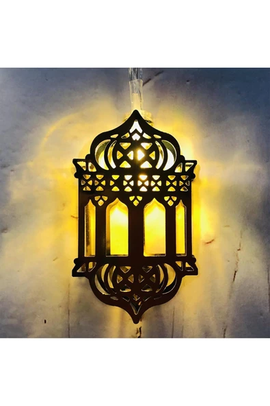 2 metre Led Işıklı 10'lu Ramazan Işık Zinciri Dekoratif Pilli Aydınlatma - 4