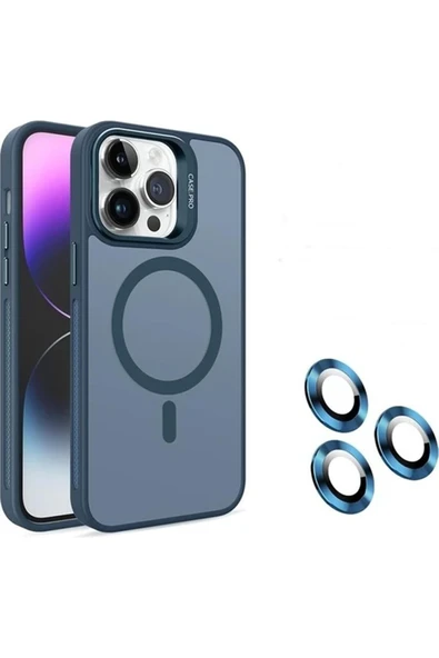 iPhone 13 ile Uyumlu Kamera Lens Aparatlı Stand Olabilen Magsafe ile uyumlu - Resim 2