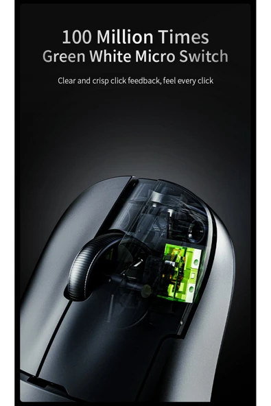 AJAZZ AJ159 NLP Near-Link Teknoloji, 3 Modlu 1000Hz 26.000 DPI 800 mAh Bataryalı Optik Gaming Mouse - 7