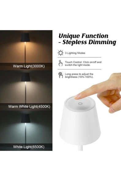 38cm Modern Masa Lambası Oturma Odası Başucu Lambası Restoran Bar Kitap Okuma Işığı LMP5 - 4