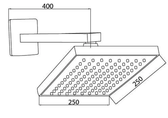 GPD Ankastre Duş Başlığı (250x250) ADS13 - 2