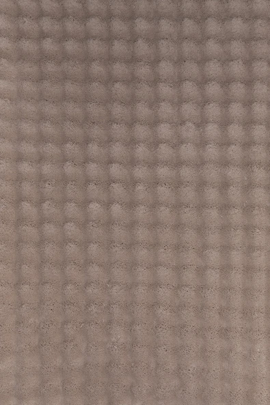 Bubble Oval Yumuşak Peluş Kaymaz Salon Oturma Odası Balkon Halısı Yolluk Bej - 8