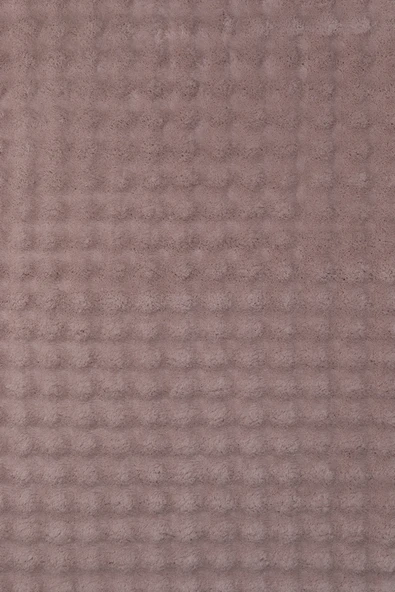 Bubble Oval Yumuşak Peluş Kaymaz Salon Oturma Odası Balkon Halısı Yolluk Pembe - 8