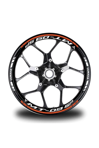 Ftmoto  Sarı Honda Rrr Takım Jant Sticker Etiket