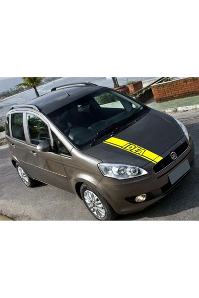 Ftmoto  Fiat Idea Ön Kaput Şerit Sticker Etiket Modeli
