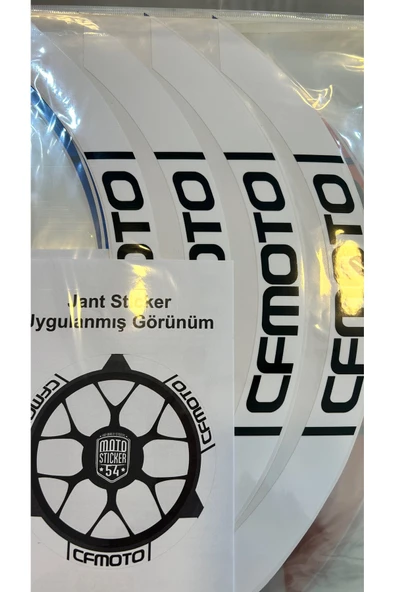 Ftmoto  Cf 250 Nk Jant Şeriti Beyaz..