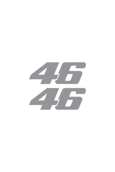 Ftmoto  46 Yazılı Mini Sticker Etiket Modeli