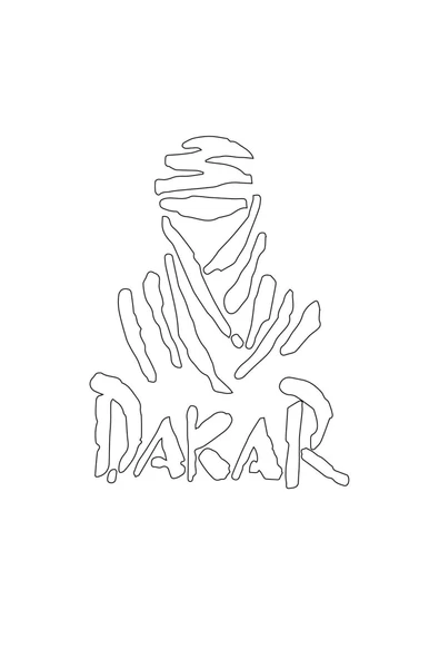 Ftmoto  Dakar Mini Sticker Etiket Modeli