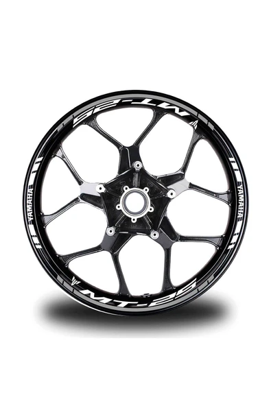 Ftmoto  Gri Yamaha MT25 Takım Jant Sticker Etiket