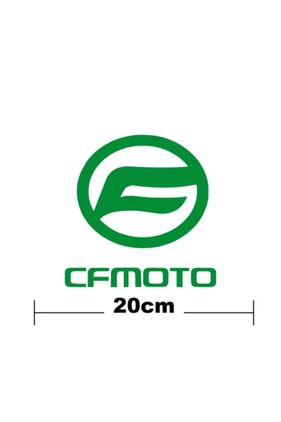 Ftmoto  Cf Moto Logo Yazı Sticker Etiket Tek Renk