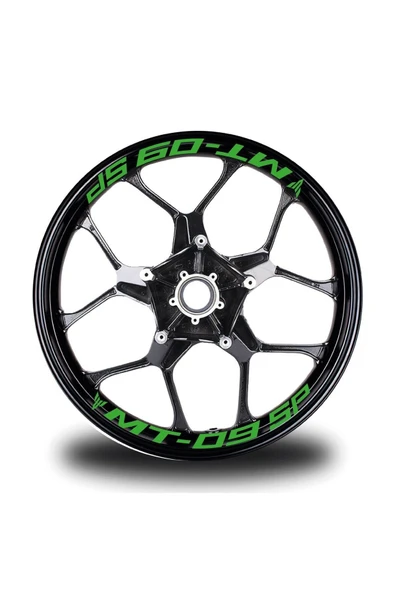 Ftmoto  Mt-09 Sp Yazılı 8'li Jant İçi Yazı Sticker Etiket Modeli