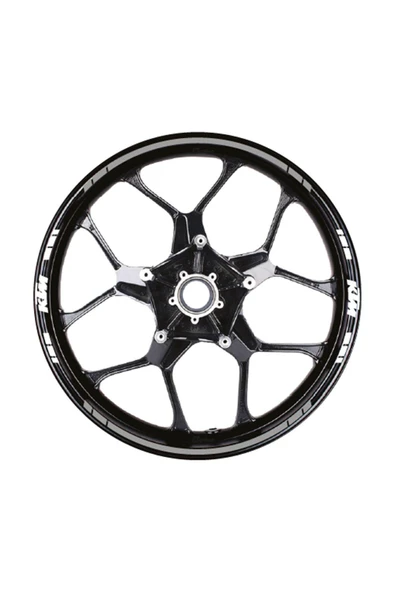 Ftmoto  Ktm Yazılı Dış Jant Sticker Modeli