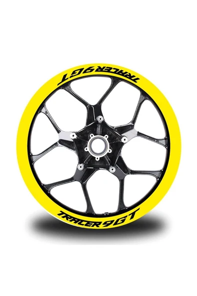 Ftmoto  Tracer 9 Gt Yazılı 8li Jant Içi Yazı Sticker Etiket