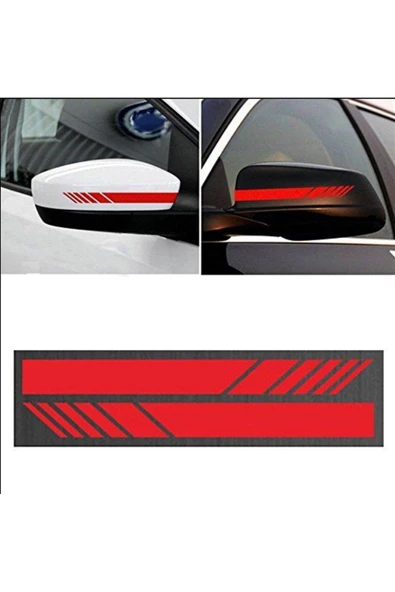 Ftmoto  Otomobil Ayna Sticker Etiket Modeli