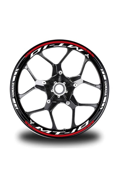 Ftmoto  Neon Sarı Yamaha R1m Takım Jant Sticker Etiket