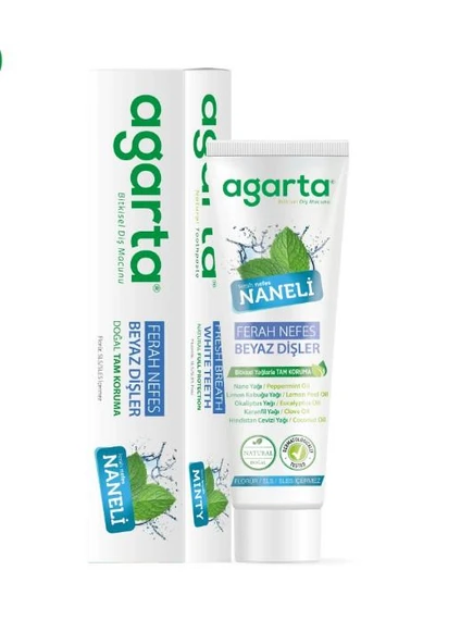 Agarta Doğal Diş Macunu Naneli 100 Ml
