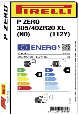 Pirelli 305/40 ZR20 112Y XL P Zero N0 Oto Yaz Lastiği (Üretim:2024) - Resim 2
