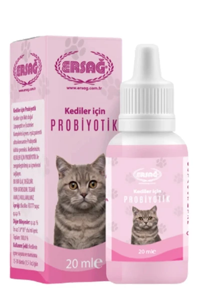 ERSAĞ ERSAĞ KEDİLER İÇİN PROBİYOTİK 20 ML