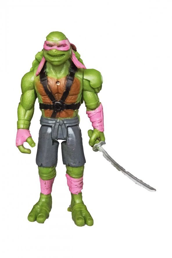 Ninja Kaplumbağa Seti 3lü Donatello Splinter Raphael Işıklı Silahlı Set - 3