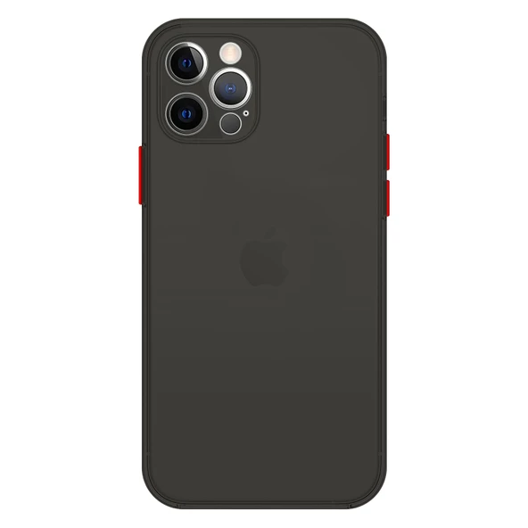 FitCase iPhone 12 Pro Kılıf Ultra İnce PP Mat Kapak - 3